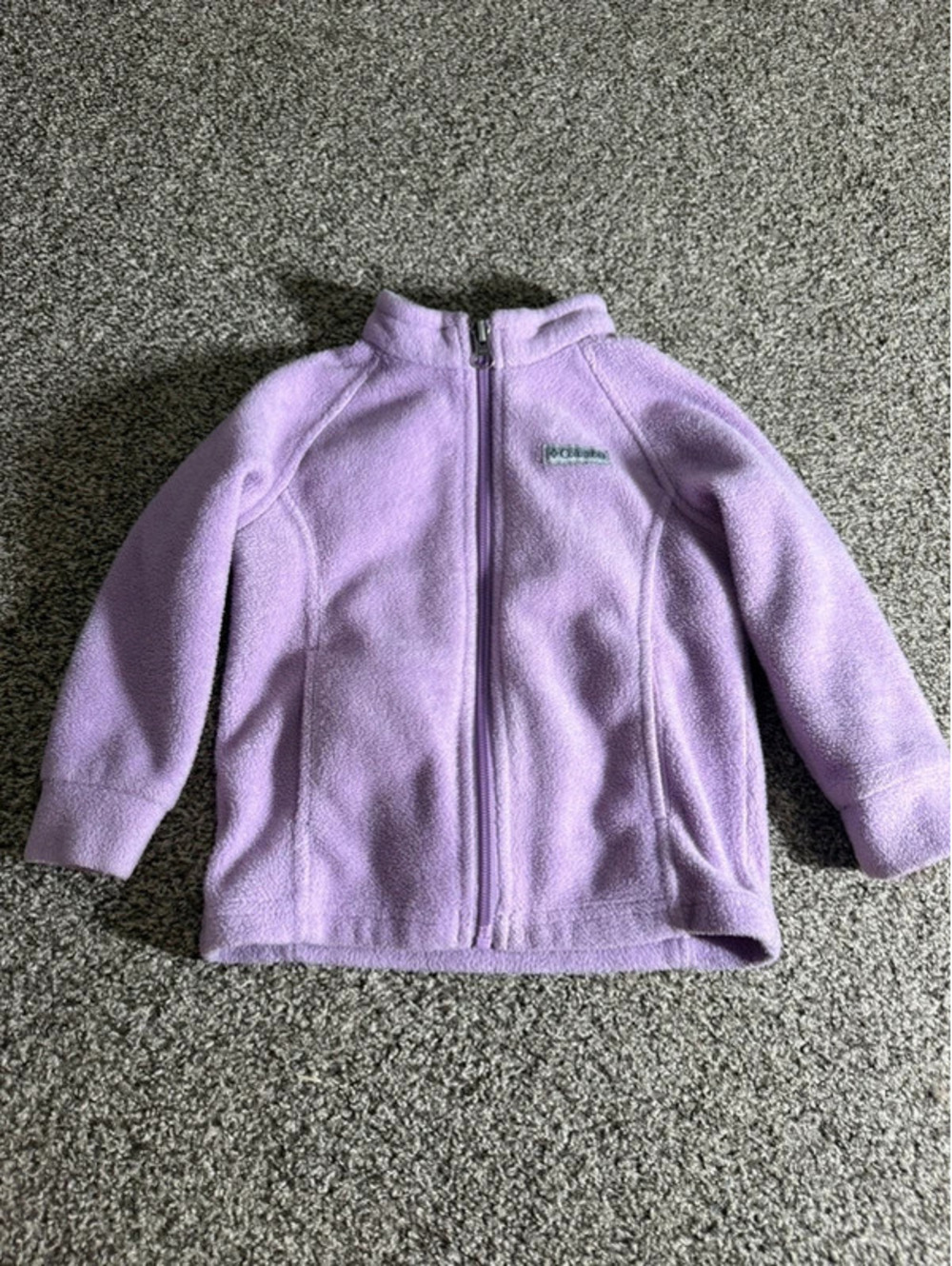 Columbia Baby Girls 18-24M Purple Full Zip Fleece Jacket